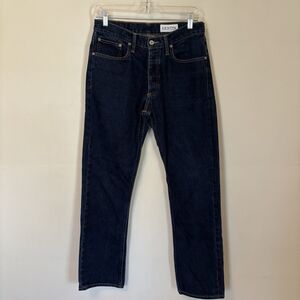 Gustin Men's Straight Jeans - Dark Blue
